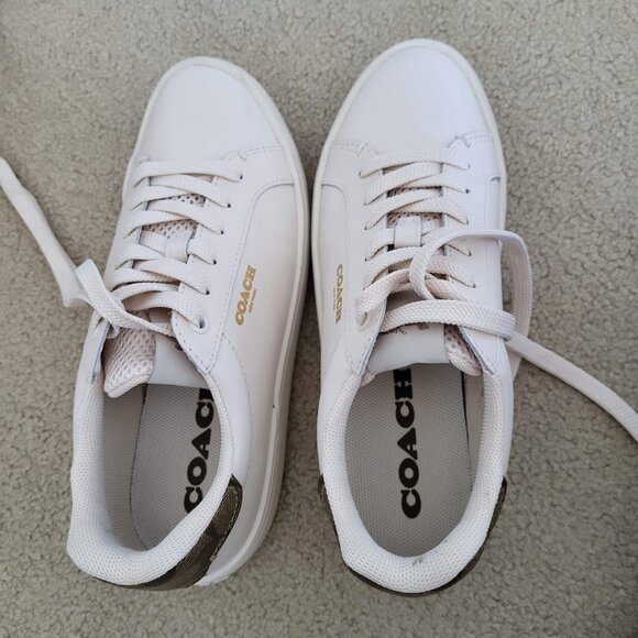 Coach Canvas Leather Low Top Sneaker - Picture 5 of 6